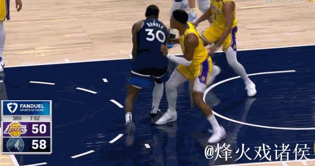 詹姆斯缺阵浓眉23+11拉塞尔5分 湖人负森林狼 詹姆斯缺阵浓眉23+11拉塞尔5分 湖人负森林狼